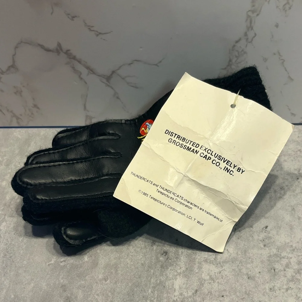 1985 Thundercats vintage boys gloves for 4-7yrs original tags collectible